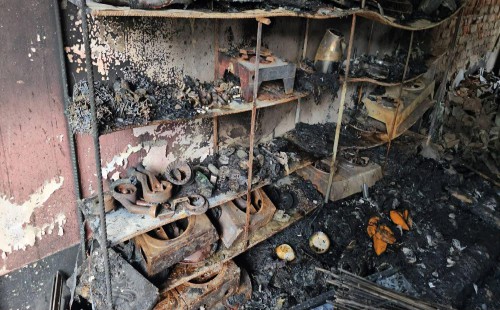 লেমুয়ায় বৈদ্যুতিক শর্ট সার্কিটে ৪ দোকান পুড়ে ছাঁই!