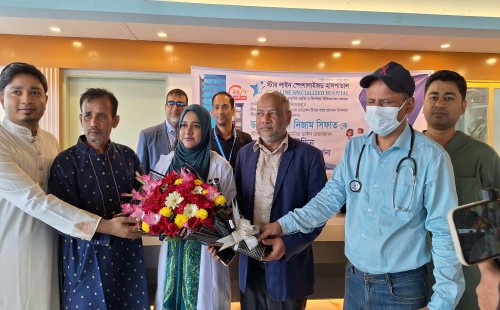 স্টার লাইন হাসপাতালে ডাক্তার সিলভিয়ার যোগদান