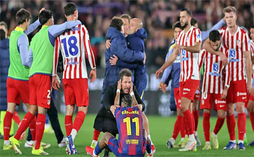 বার্সার জয়ে কাজ হয়নি, ১৩ বছর পর কোপা দেল রে ফাইনালে আতলেতিকো