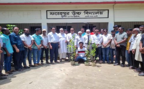 শর্শদিতে যুবদল’র উদ্যোগে বৃক্ষরোপণ