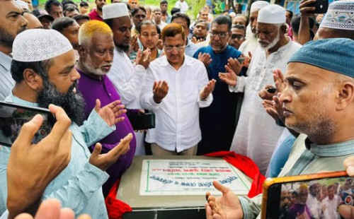 মিরসরাইয়ে বড়তাকিয়া মাদরাসার ভবনের ভিত্তিপ্রস্তর   বর্তমান সরকার শিক্ষার জন্য কাজ করে যাচ্ছে  -নুরুল আমিন এমপি