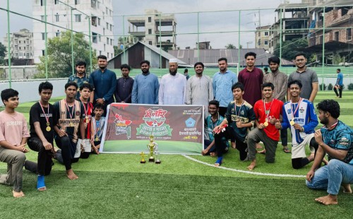 ফেনীতে শিবির’র জুলাই শহীদ স্মৃতি আন্তঃথানা ফুটবল টুর্ণামেন্টের পুরস্কার বিতরণ